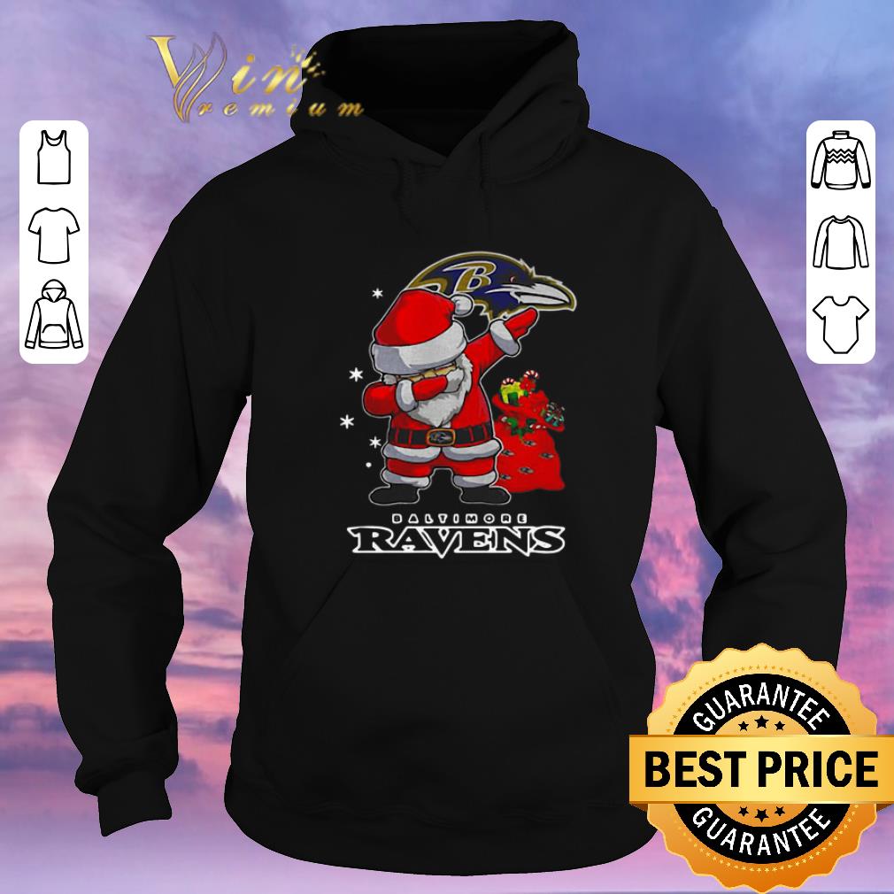 Top Santa Christmas Baltimore Ravens Dabbing shirt 4 - Top Santa Christmas Baltimore Ravens Dabbing shirt