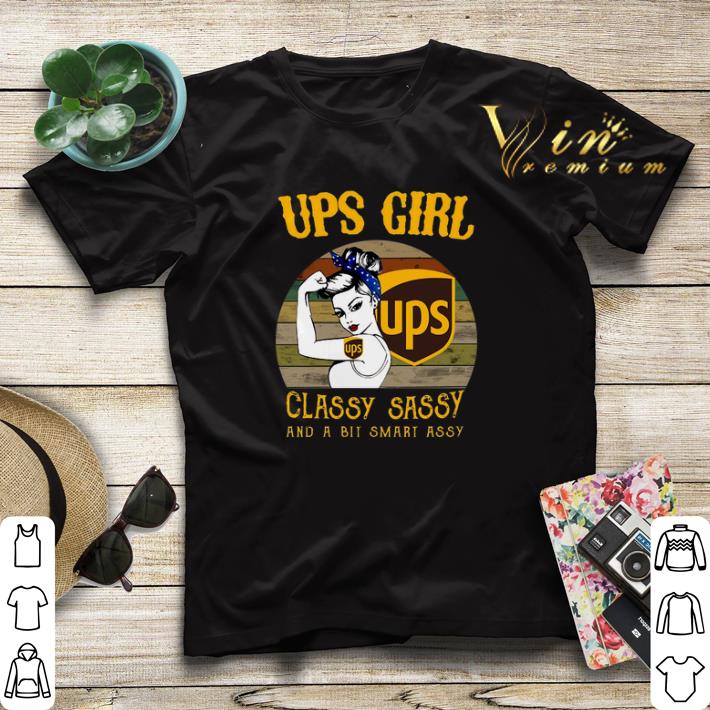 Vintage UPS girl classy sassy and a bit smart assy shirt Vintage UPS girl classy sassy and a bit smart assy shirt 4 - Vintage UPS girl classy sassy and a bit smart assy shirt