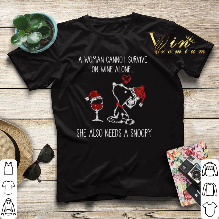 A woman cannot survive on wine alone she also needs a Snoopy shirt sweater 4 - A woman cannot survive on wine alone she also needs a Snoopy shirt sweater