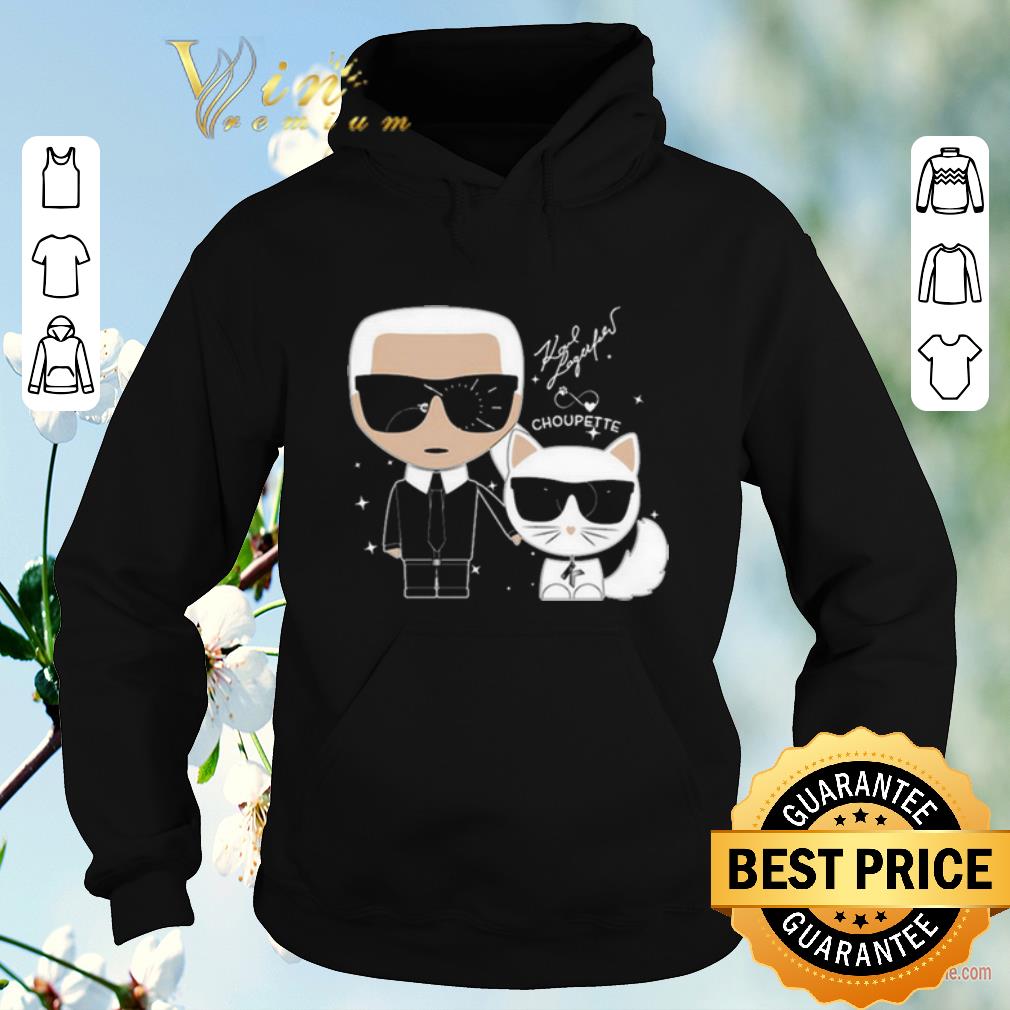 Awesome Karl Otto Lagerfeldt and Choupette Ikonik cat shirt sweater 4 - Awesome Karl Otto Lagerfeldt and Choupette Ikonik cat shirt sweater