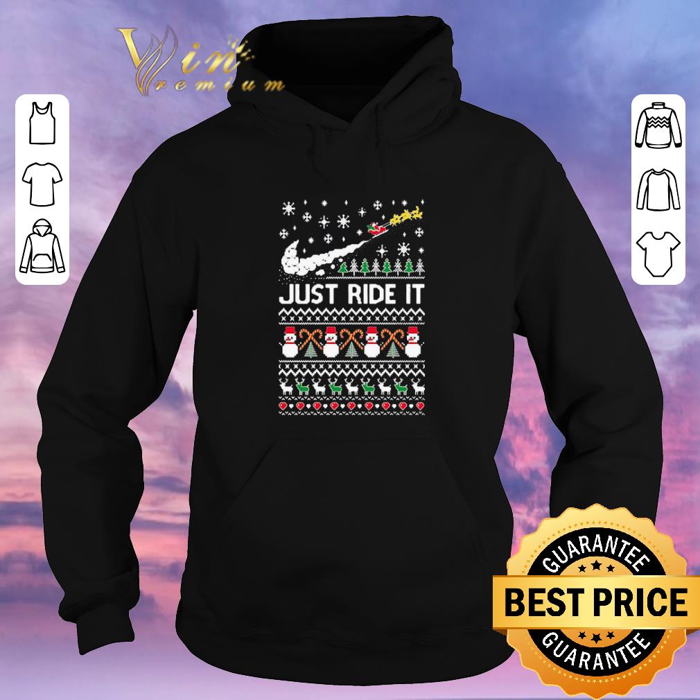 Awesome Nike Just Ride It Santa Ugly Christmas shirt 4 - Awesome Nike Just Ride It Santa Ugly Christmas shirt