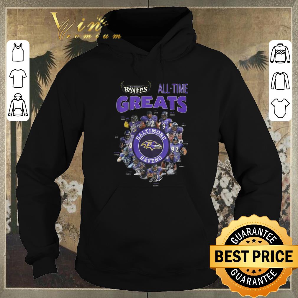 Awesome Signatures Baltimore Ravens All time Greats shirt 4 - Awesome Signatures Baltimore Ravens All-time Greats shirt