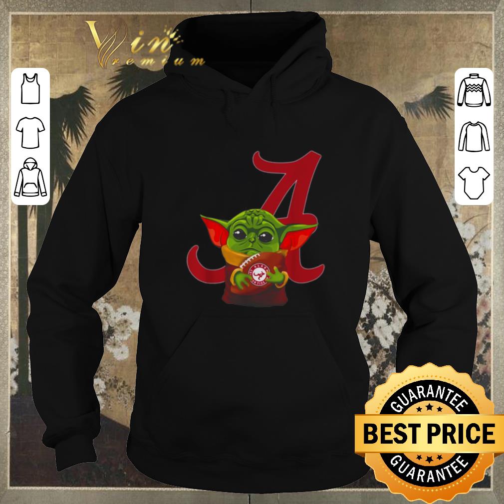 Awesome Star Wars Baby Yoda hug Alabama Crimson Mandalorian shirt sweater 4 - Awesome Star Wars Baby Yoda hug Alabama Crimson Mandalorian shirt sweater