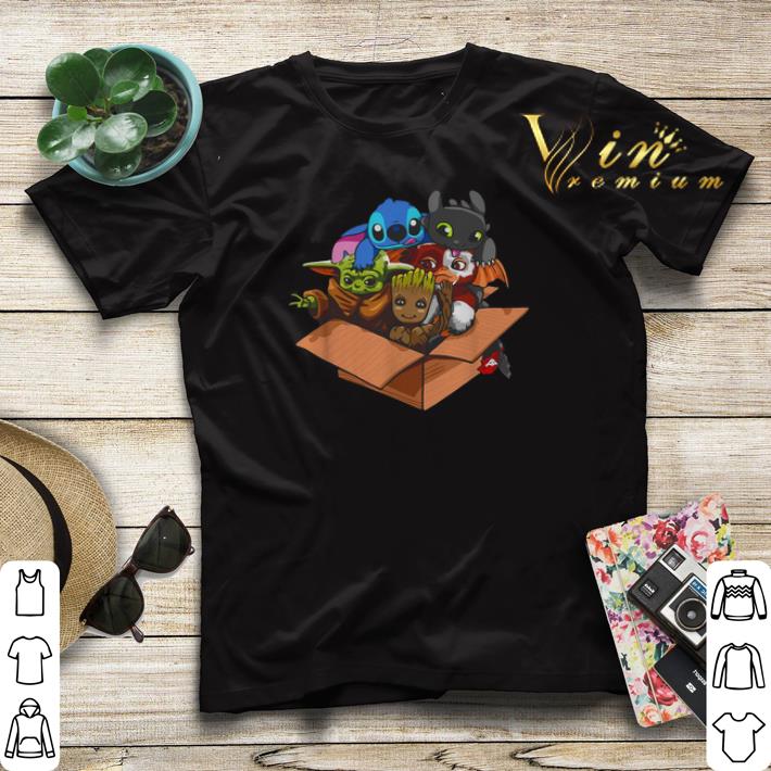 Baby Yoda Gizmo Groot Stitch and Toothless shirt sweater 4 - Baby Yoda Gizmo Groot Stitch and Toothless shirt sweater