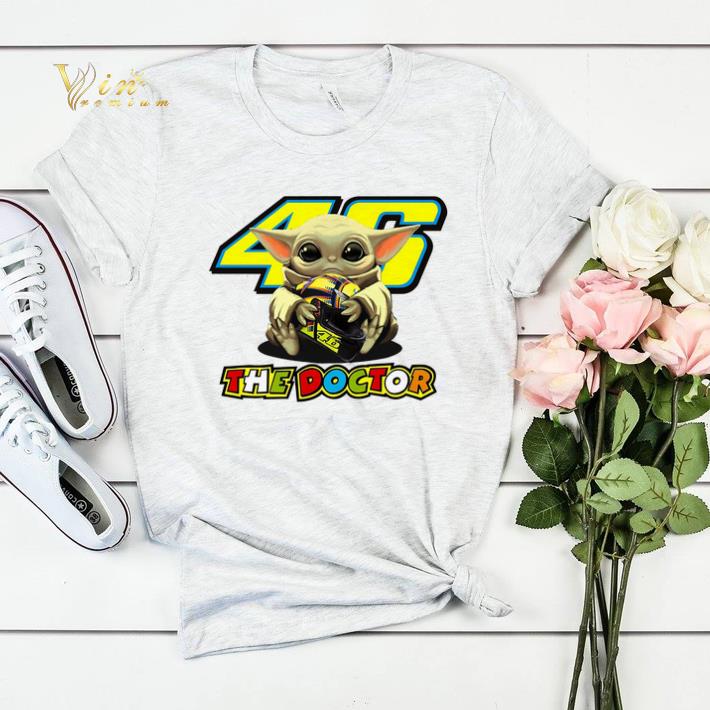 Baby Yoda hug 46 The Doctor Valentino Rossi Star Wars shirt sweater 4 - Baby Yoda hug 46 The Doctor Valentino Rossi Star Wars shirt sweater