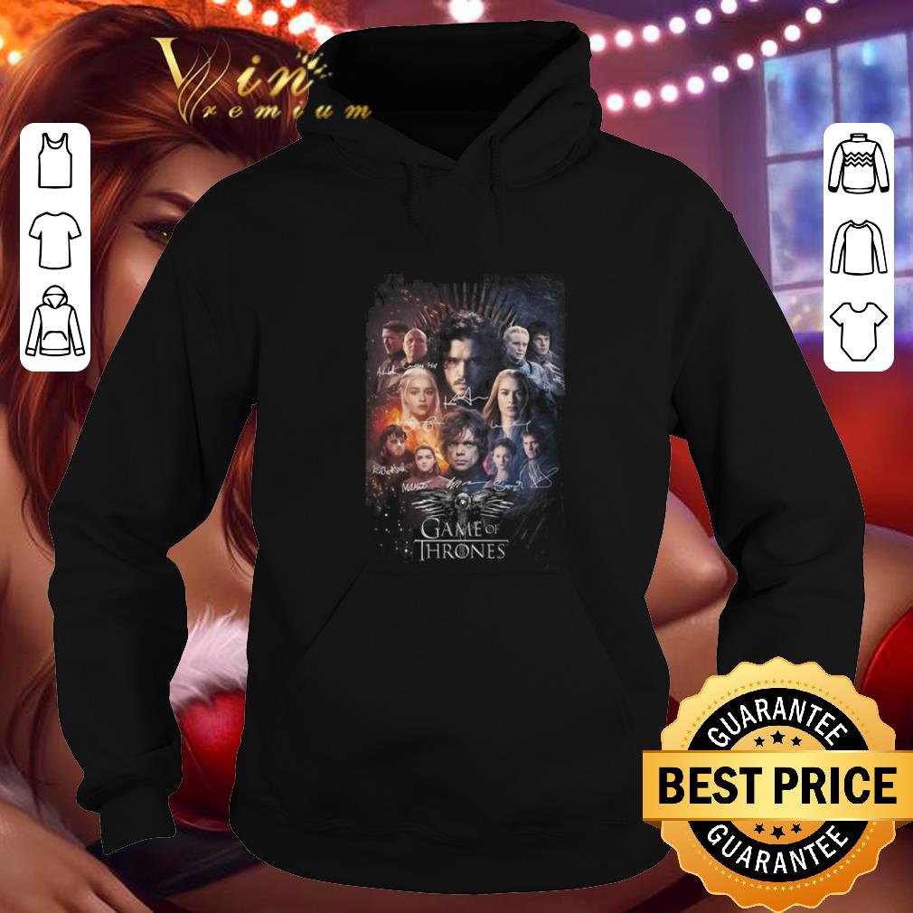 Cheap Game Of Thrones signatures poster shirt Cheap Game Of Thrones signatures poster shirt 4 - Cheap Game Of Thrones signatures poster shirt