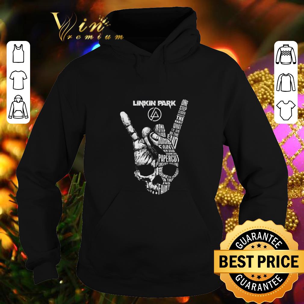 Cheap Linkin Park rock sign skull shirt Cheap Linkin Park rock sign skull shirt 4 - Cheap Linkin Park rock sign skull shirt