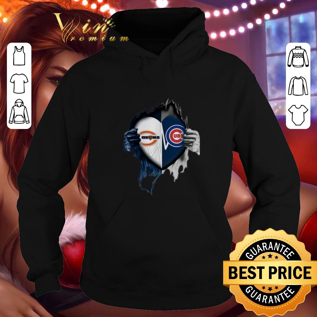 Cheap Love Chicago Bears and Chicago Cubs inside me shirt Cheap Love Chicago Bears and Chicago Cubs inside me shirt 4 - Cheap Love Chicago Bears and Chicago Cubs inside me shirt