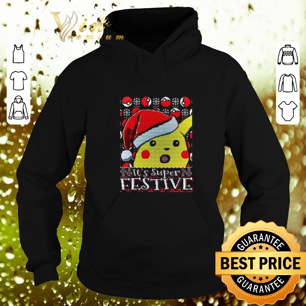 Cheap Santa Pikachu It's Super Festive ugly Christmas sweater Cheap Santa Pikachu It s Super Festive ugly Christmas sweater 4 - Cheap Santa Pikachu It's Super Festive ugly Christmas sweater