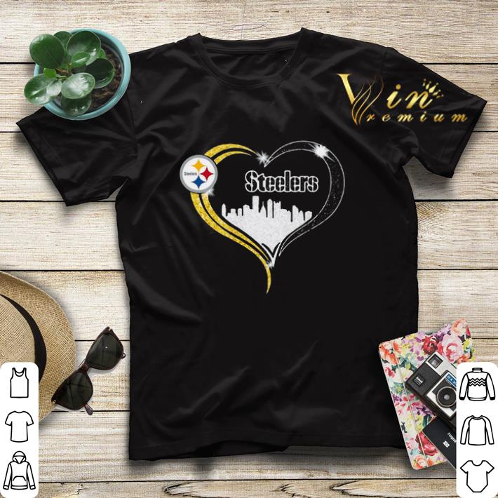 Diamond Love Pittsburgh Steelers city heart shirt sweater 4 - Diamond Love Pittsburgh Steelers city heart shirt sweater