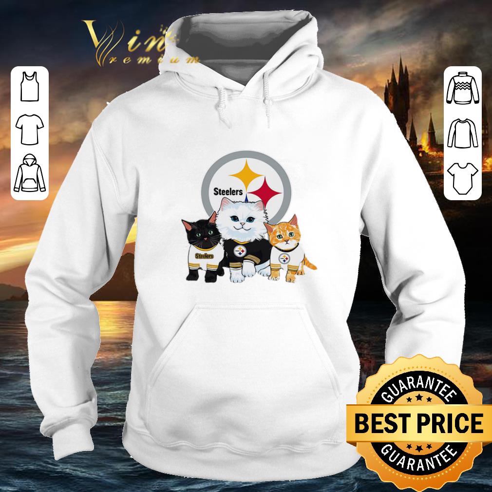 Funny Cats Pittsburgh Steelers shirt 4 - Funny Cats Pittsburgh Steelers shirt