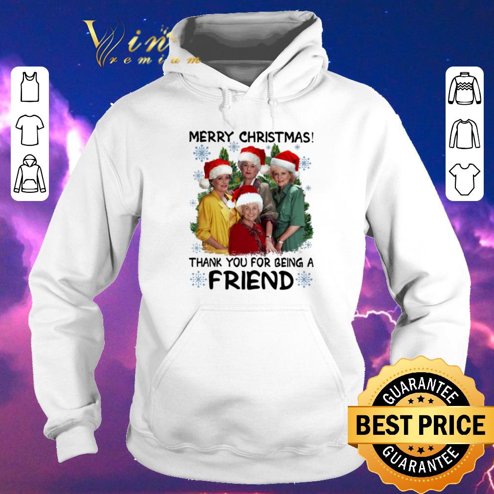 Funny Golden girl Merry Christmas thank you for being a friend shirt sweater 4 - Funny Golden girl Merry Christmas thank you for being a friend shirt sweater