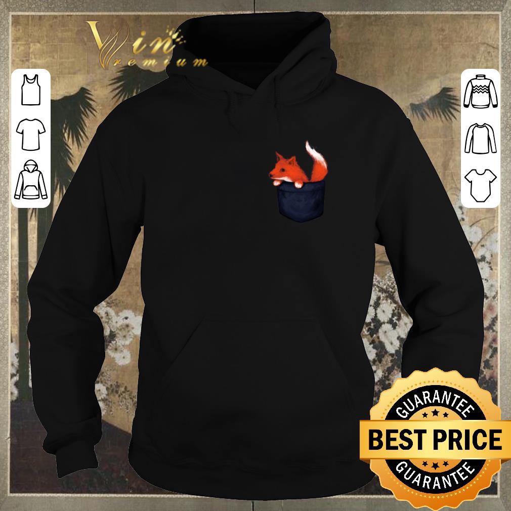 Funny Little fox in pocket shirt sweater Funny Little fox in pocket shirt sweater 4 - Funny Little fox in pocket shirt sweater