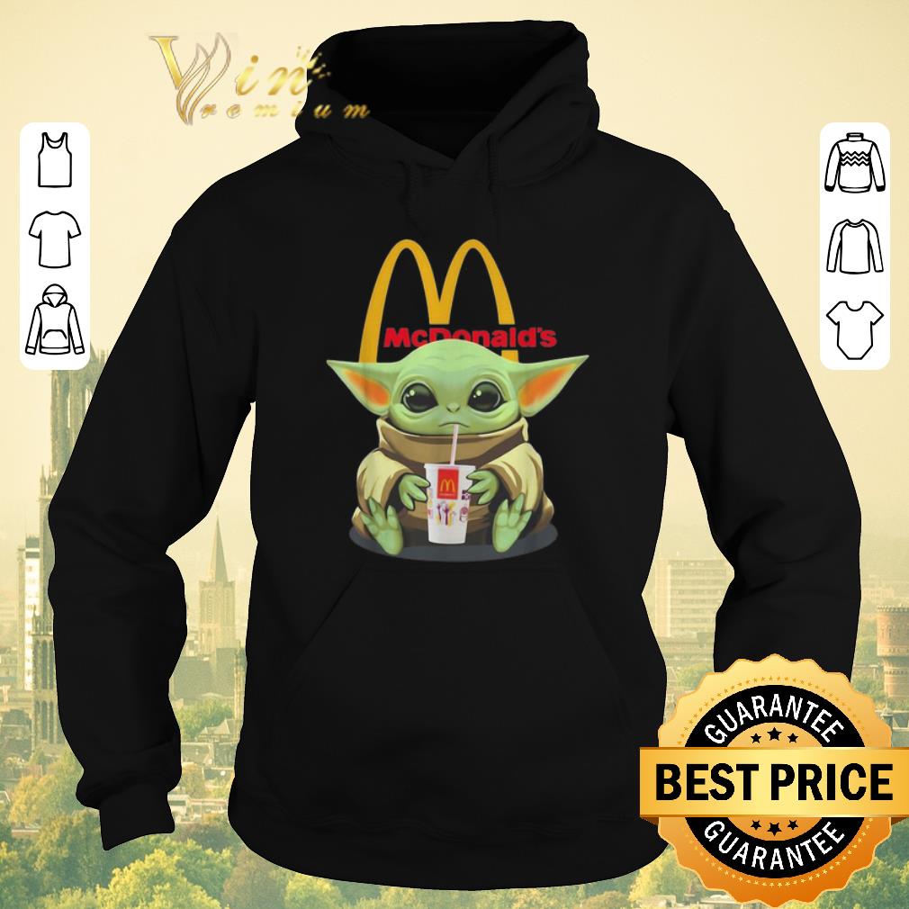 Funny Star Wars Baby Yoda hug McDonald Mandalorian shirt sweater 4 - Funny Star Wars Baby Yoda hug McDonald Mandalorian shirt sweater