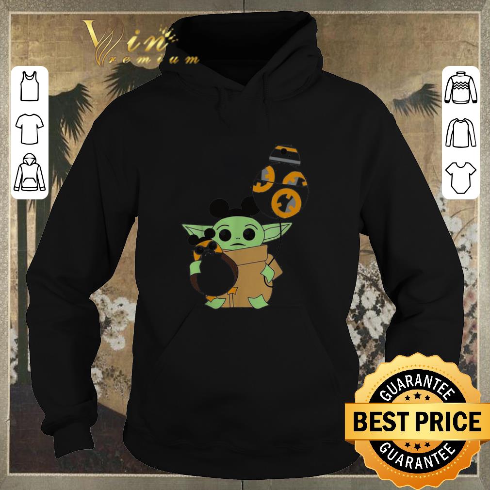 Funny Star Wars Mickey Baby Yoda hug BB 8 balloon shirt sweater 4 - Funny Star Wars Mickey Baby Yoda hug BB-8 balloon shirt sweater