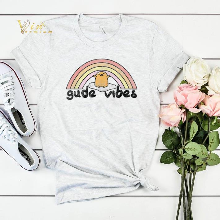 Gudetama Gude Vibes Rainbow shirt sweater 4 - Gudetama Gude Vibes Rainbow shirt sweater