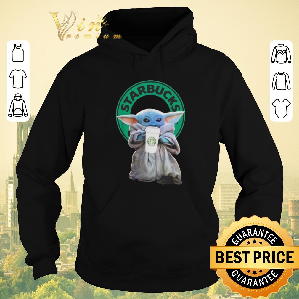 Hot Baby Yoda drinking Starbucks Star Wars shirt sweater 4 - Hot Baby Yoda drinking Starbucks Star Wars shirt sweater
