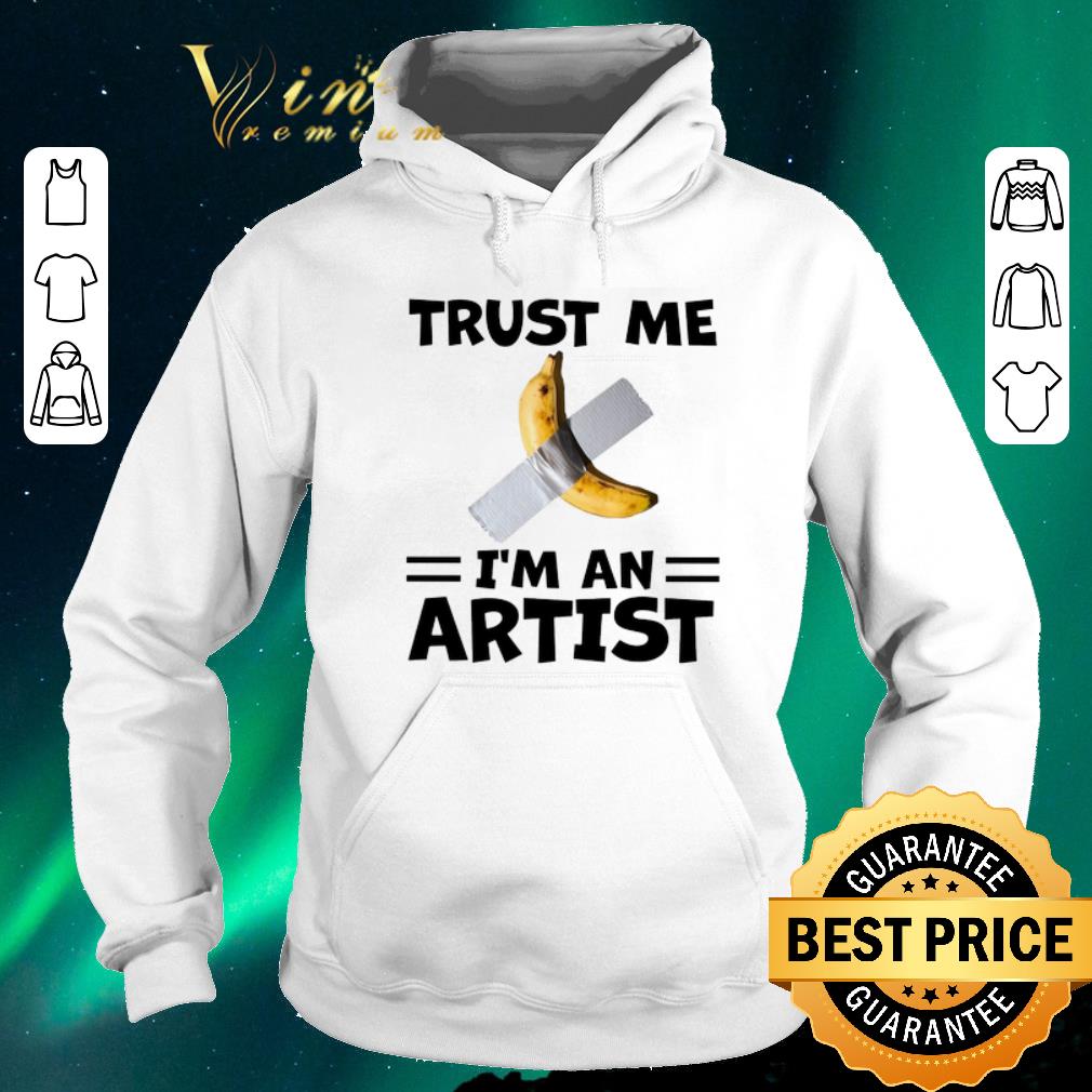 Hot Banana trust me i m an Artist Duct taped shirt sweater 4 - Hot Banana trust me i'm an Artist Duct-taped shirt sweater