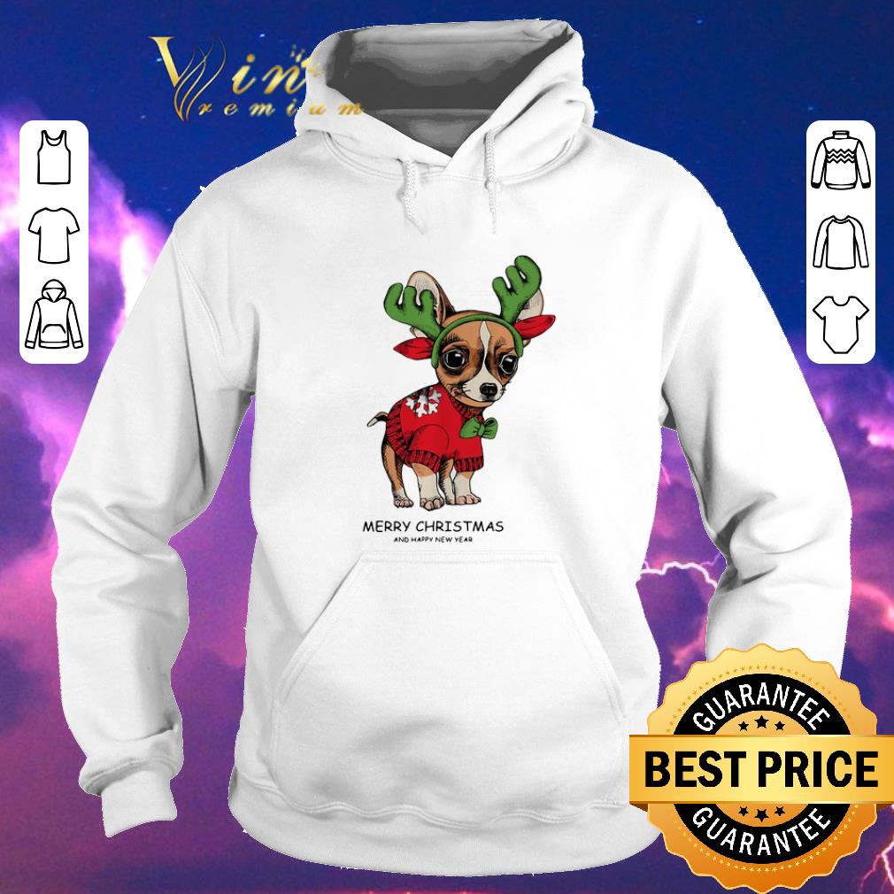 Hot Chihuahua Merry Christmas and Happy New Year shirt sweater 4 - Hot Chihuahua Merry Christmas and Happy New Year shirt sweater