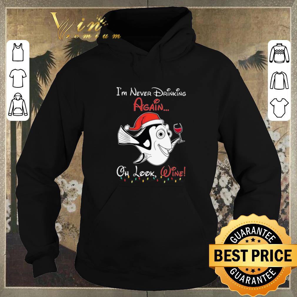 Hot Dori Santa i m never drinking again oh look wine Christmas shirt sweater 4 - Hot Dori Santa i'm never drinking again oh look wine Christmas shirt sweater