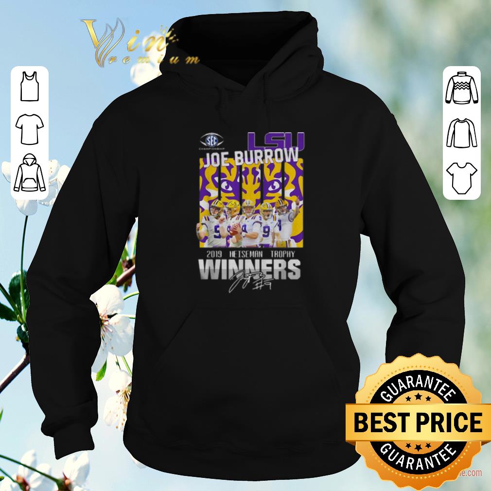 Hot LSU Tigers Joe Burrow 2019 Heisman Trophy Winners Signature shirt sweater 4 - Hot LSU Tigers Joe Burrow 2019 Heisman Trophy Winners Signature shirt sweater