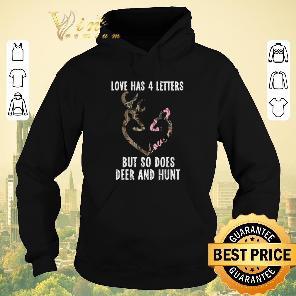 Hot Love has 4 letters but so does deer and hunt shirt sweater 4 - Hot Love has 4 letters but so does deer and hunt shirt sweater