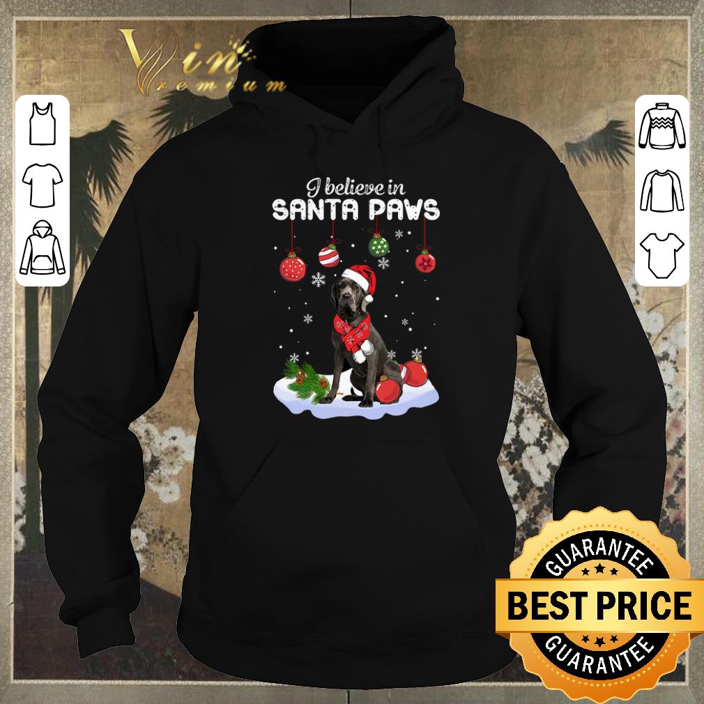 Nice Christmas Neapolitan Mastiff i believe in Santa paws shirt 4 - Nice Christmas Neapolitan Mastiff i believe in Santa paws shirt