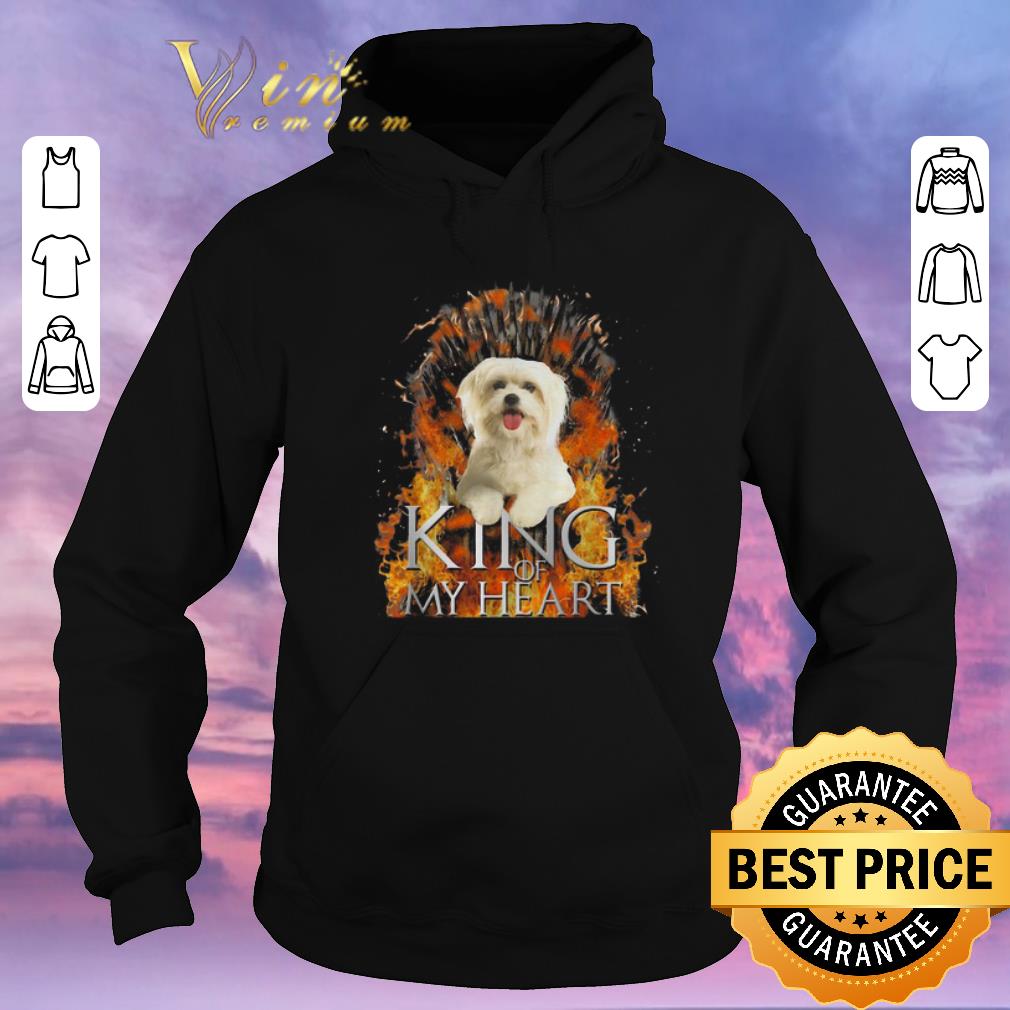 Nice Maltese Dog King Of My Heart Game Of Thrones shirt sweater 4 - Nice Maltese Dog King Of My Heart Game Of Thrones shirt sweater