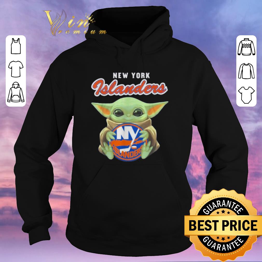 Nice Star Wars Baby Yoda hug New York Islanders shirt sweater 4 - Nice Star Wars Baby Yoda hug New York Islanders shirt sweater