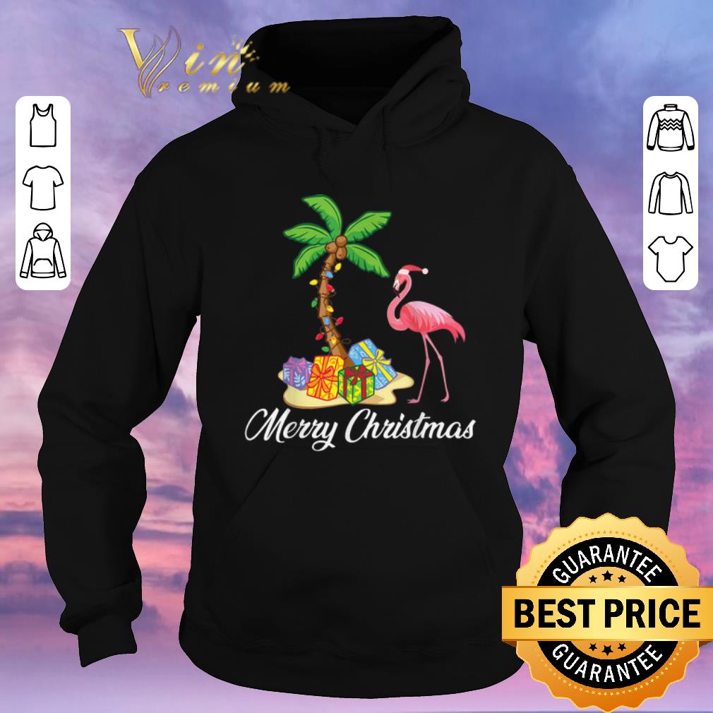 Official Merry Christmas Palm Tree Flamingo shirt 4 - Official Merry Christmas Palm Tree Flamingo shirt