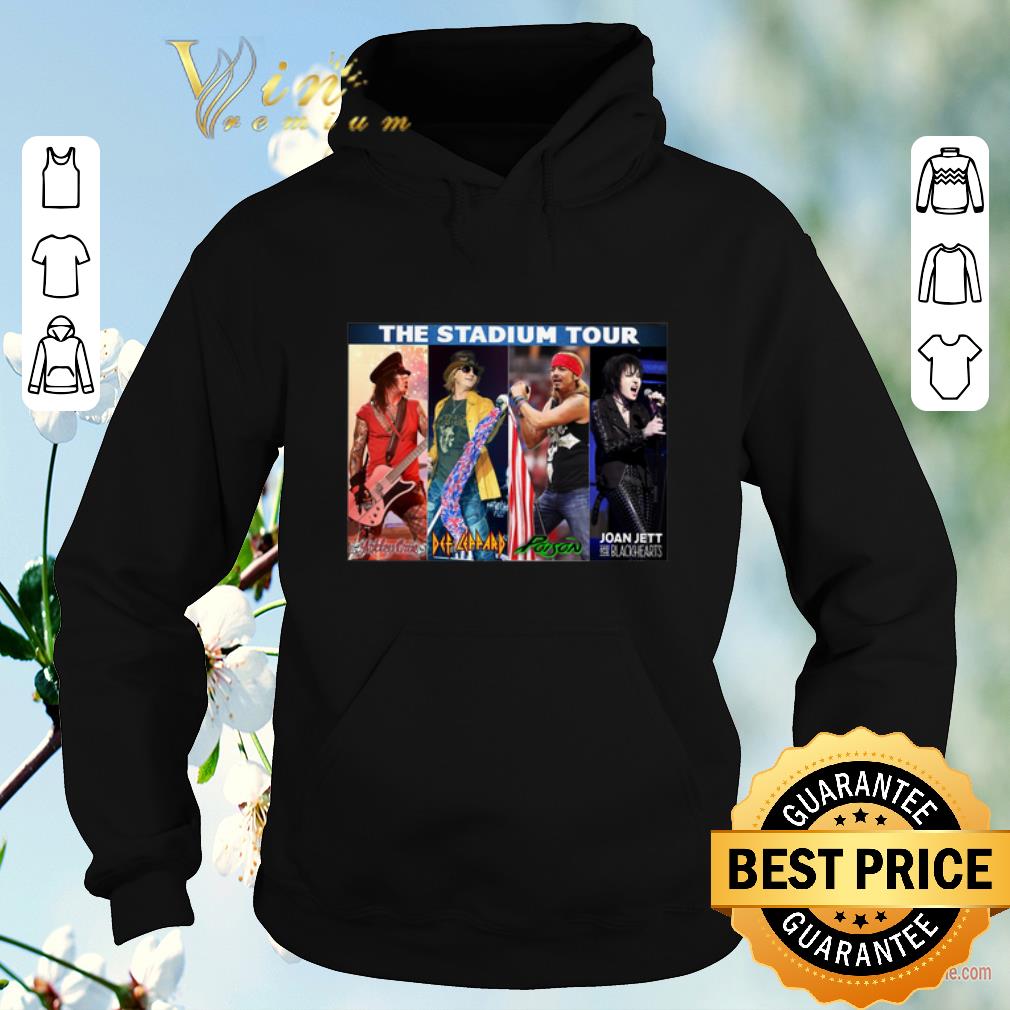 Official Motley Crue Def Leppard Poison Joan Jett The Blackhearts The Stadium Tour shirt sweater 4 - Official Motley Crue Def Leppard Poison Joan Jett The Blackhearts The Stadium Tour shirt sweater