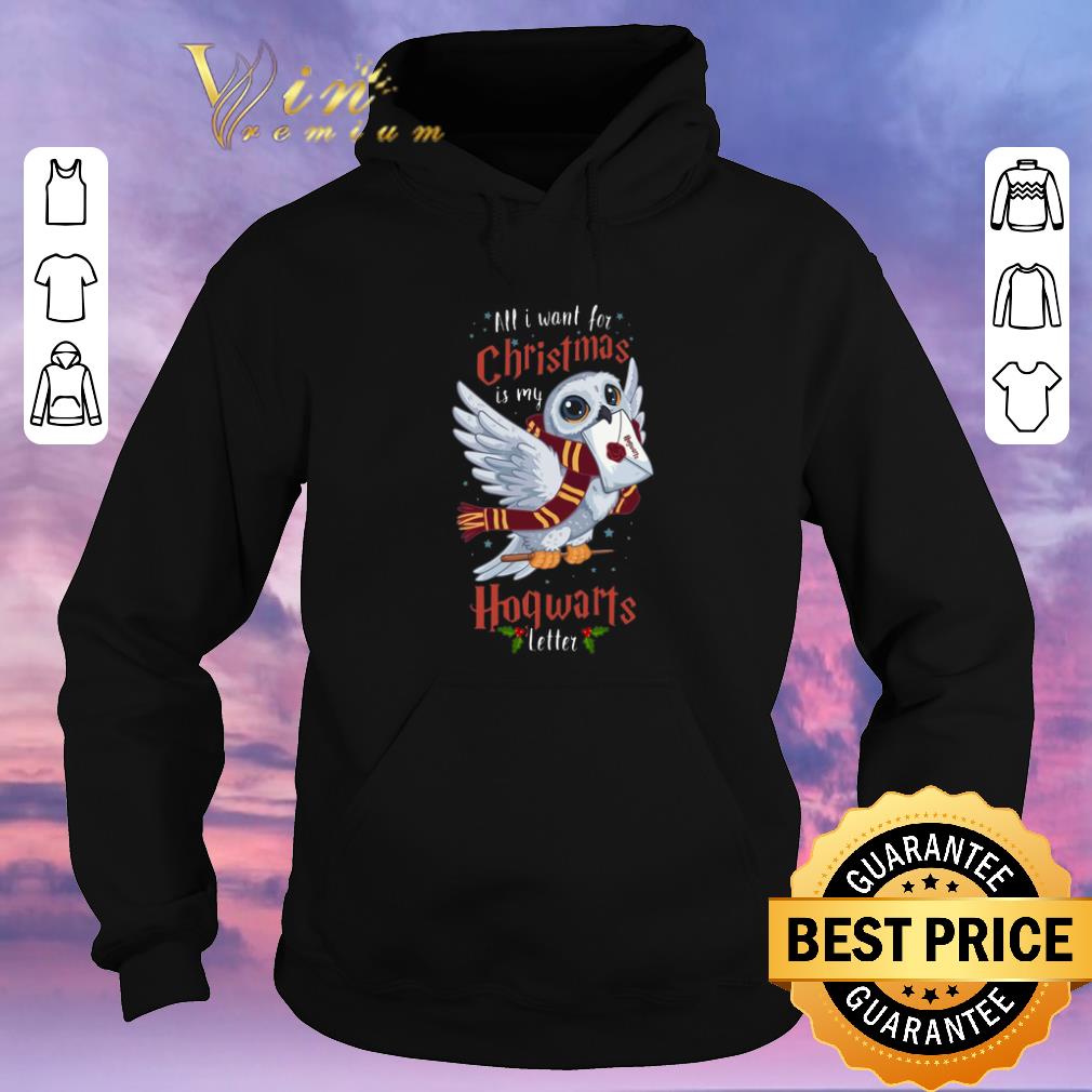 Official Owl all i want for Christmas is my Hogwarts letter shirt sweater Official Owl all i want for Christmas is my Hogwarts letter shirt sweater 4 - Official Owl all i want for Christmas is my Hogwarts letter shirt sweater