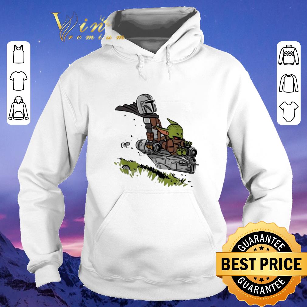 Official The Mandalorian Vault Mando and Child Baby Yoda shirt sweater 4 - Official The Mandalorian Vault Mando and Child Baby Yoda shirt sweater
