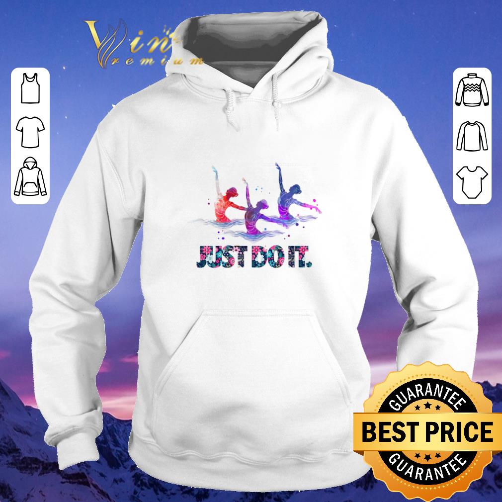 Original Artistic swimming just do it floral Nike shirt sweater 4 - Original Artistic swimming just do it floral Nike shirt sweater