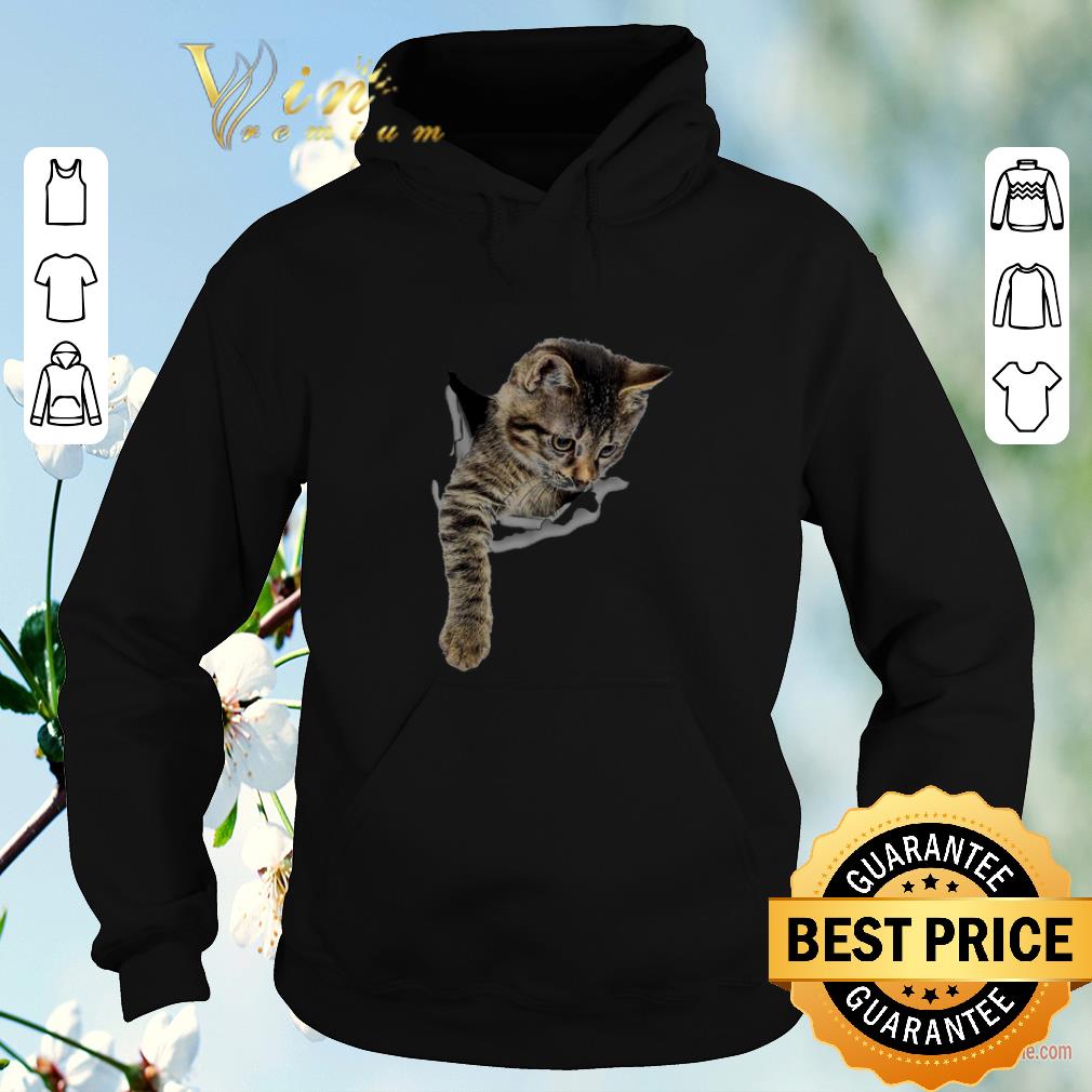 Original Cat torn paper shirt sweater 4 - Original Cat torn paper shirt sweater
