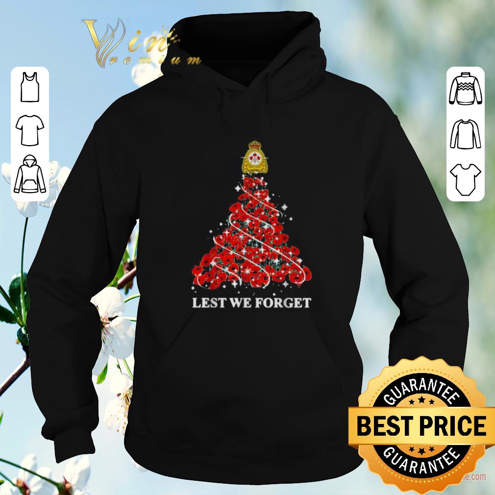 Original Christmas tree Canadian Army lest we forget shirt 4 - Original Christmas tree Canadian Army lest we forget shirt
