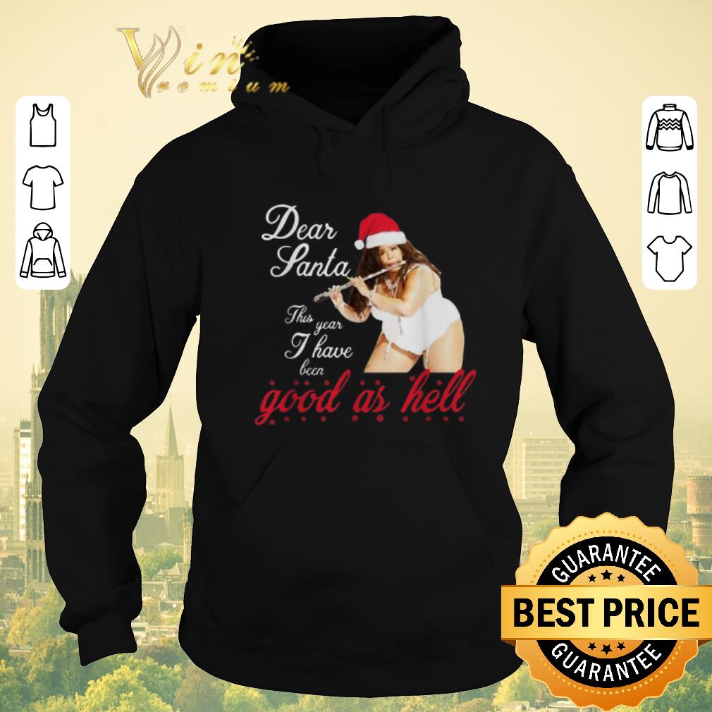 Original Lizzo Dear Santa this year I have been good as hell shirt sweater 4 - Original Lizzo Dear Santa this year I have been good as hell shirt sweater