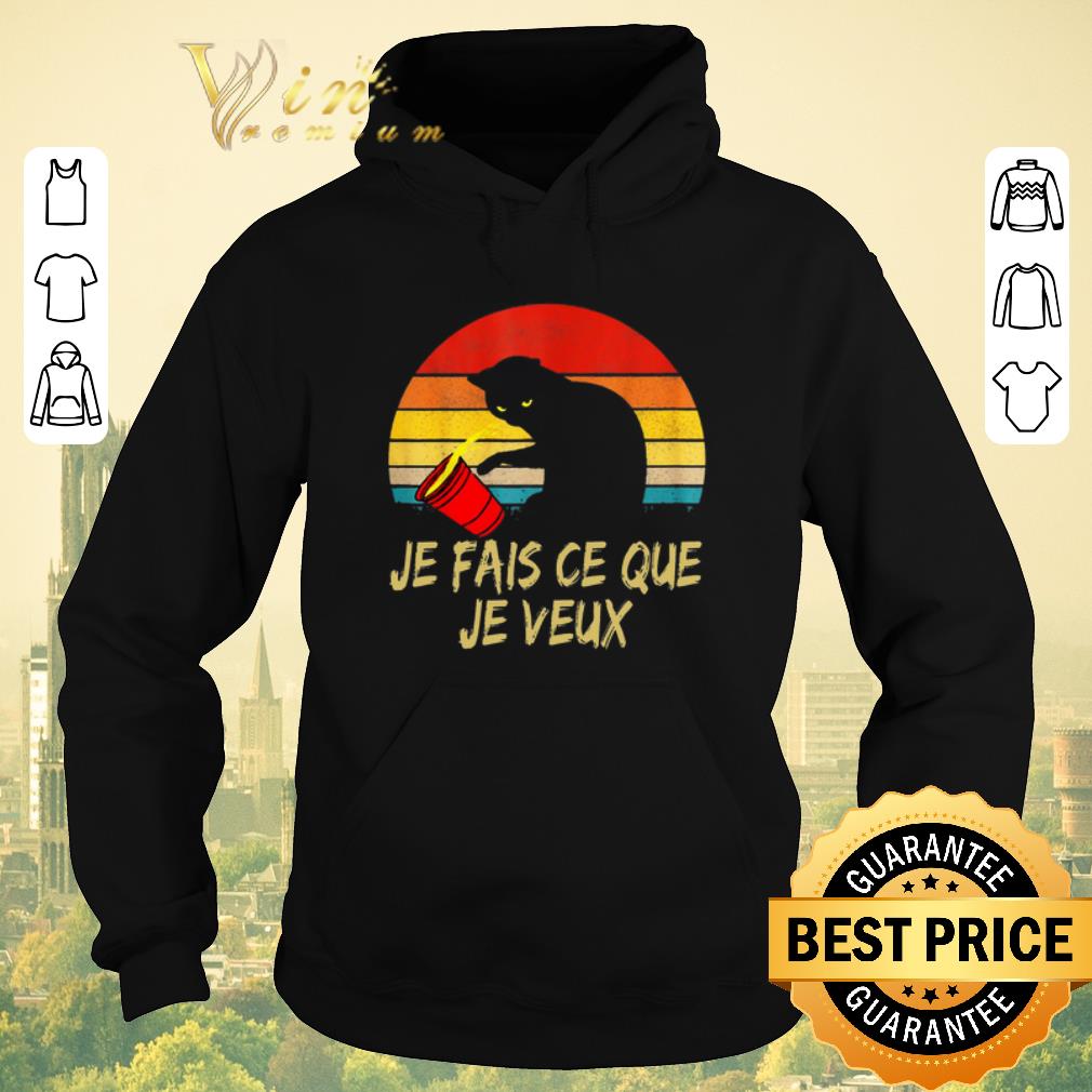 Original Vintage Black Cat Je Fais Ce Que Je Veux shirt Original Vintage Black Cat Je Fais Ce Que Je Veux shirt 4 - Original Vintage Black Cat Je Fais Ce Que Je Veux shirt