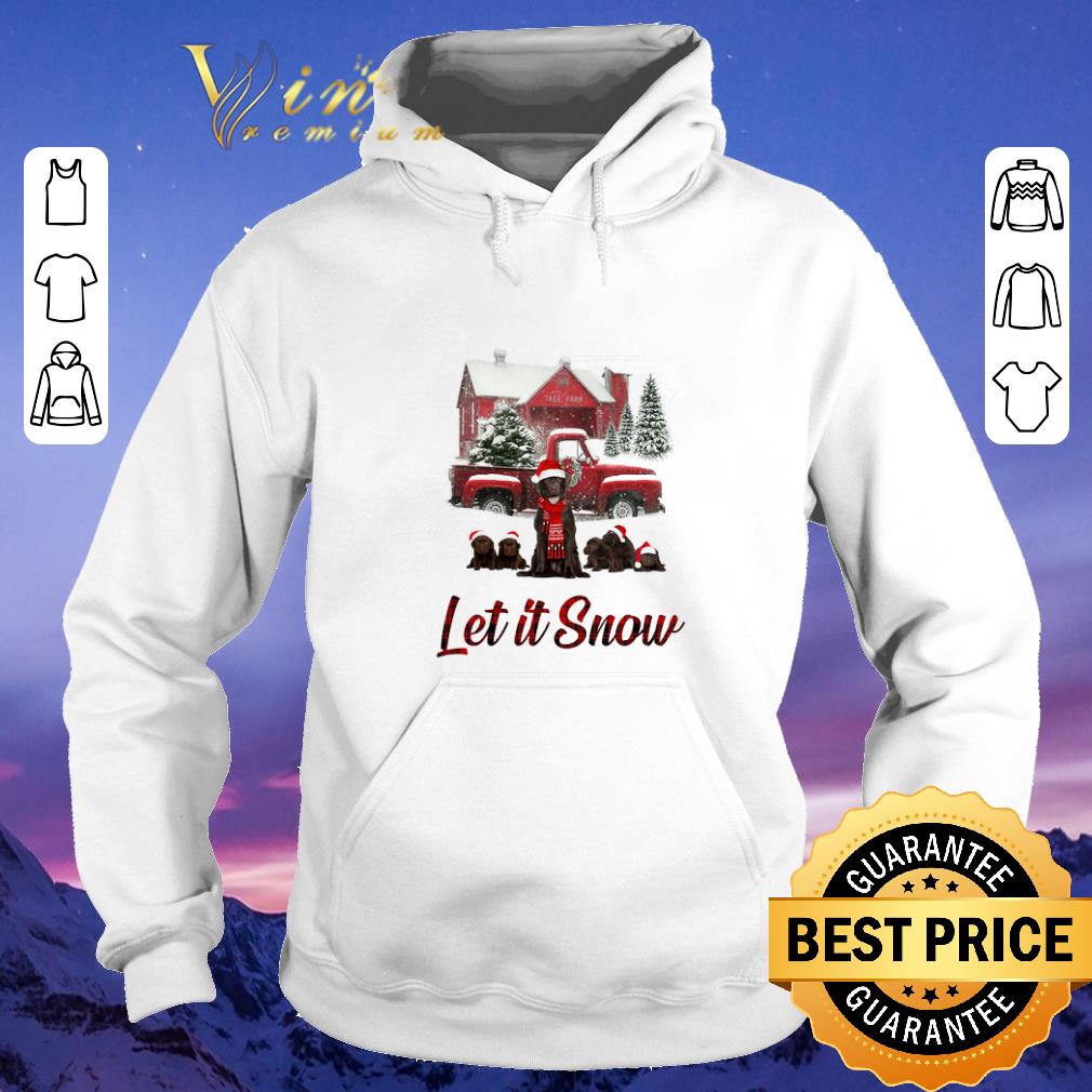 Original chocolate labrador let it snow christmas shirt sweater Original chocolate labrador let it snow christmas shirt sweater 4 - Original chocolate labrador let it snow christmas shirt sweater