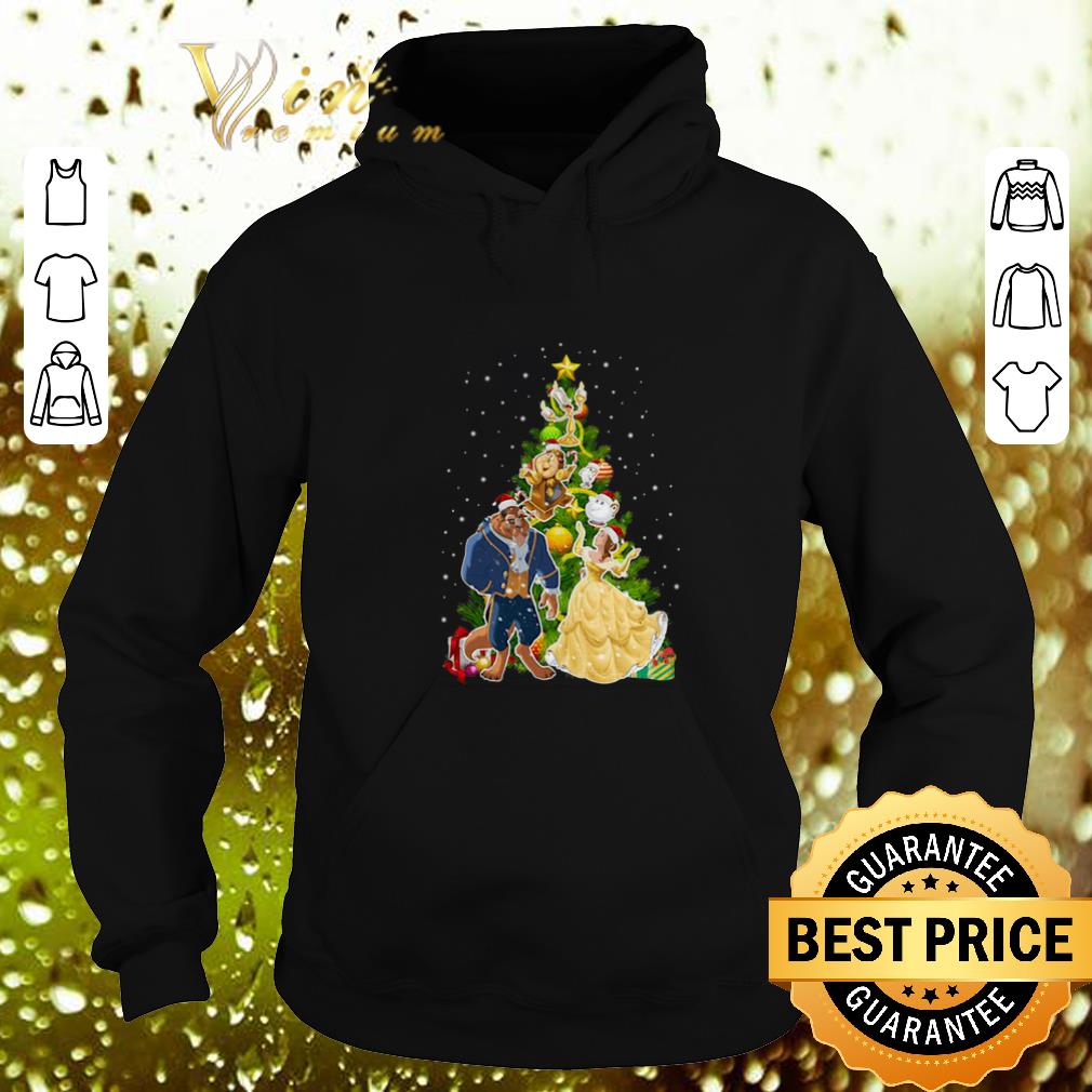 Premium Beauty And The Beast Christmas Tree shirt 4 - Premium Beauty And The Beast Christmas Tree shirt
