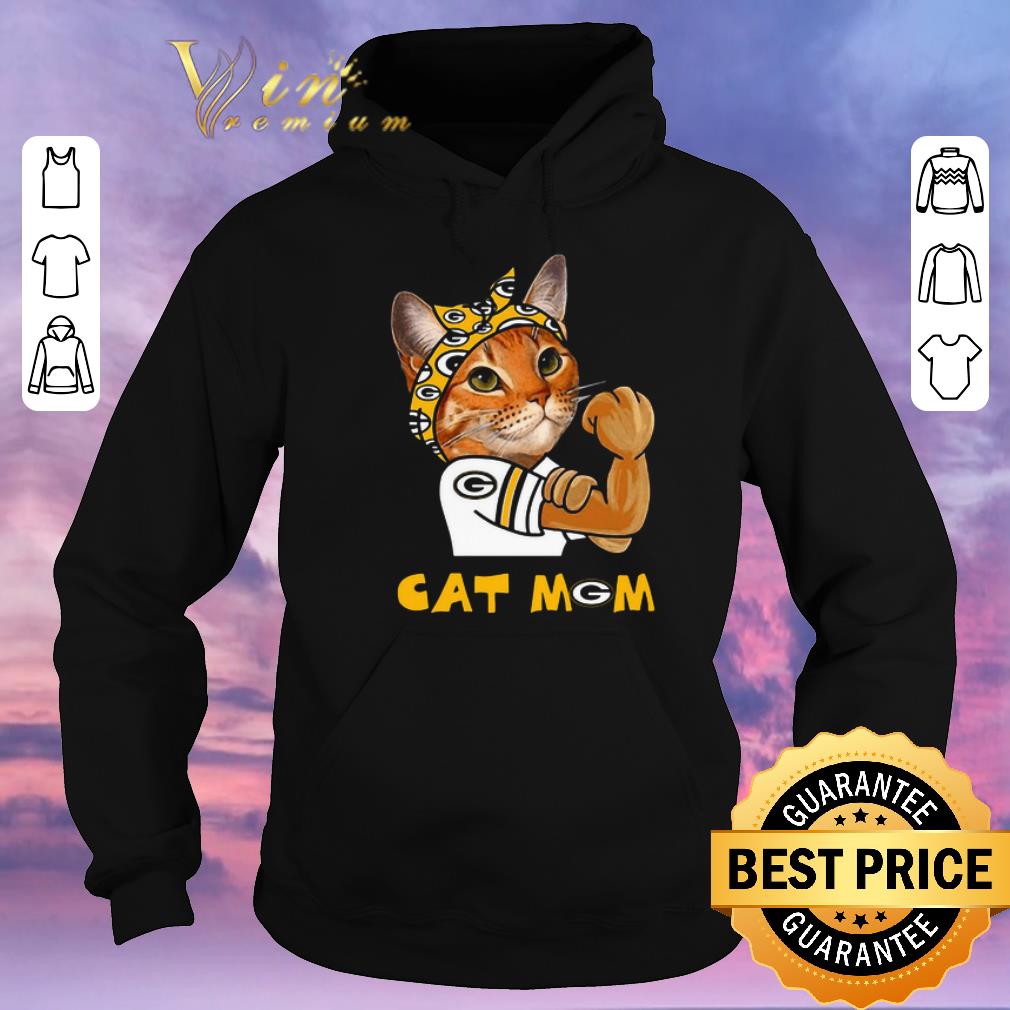 Premium Green Bay Packers Strong Cat Mom shirt 4 - Premium Green Bay Packers Strong Cat Mom shirt