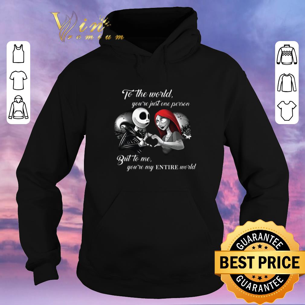 Premium Jack and Sally to the world you're just one person entire world shirt sweater Premium Jack and Sally to the world you re just one person entire world shirt sweater 4 - Premium Jack and Sally to the world you're just one person entire world shirt sweater