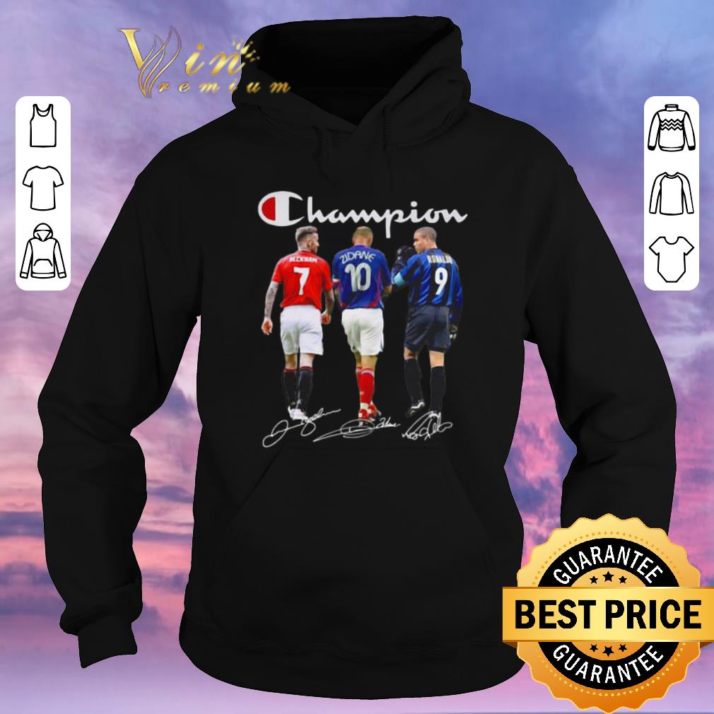 Premium Signature Champion David Beckham Zidane Cristiano Ronaldo all shirt 4 - Premium Signature Champion David Beckham Zidane Cristiano Ronaldo all shirt