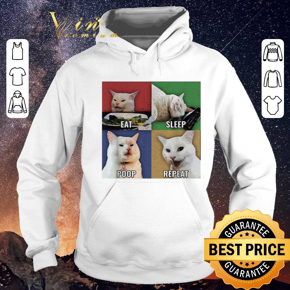 Premium Smudge Cat meme eat sleep poop repeat shirt sweater 4 - Premium Smudge Cat meme eat sleep poop repeat shirt sweater