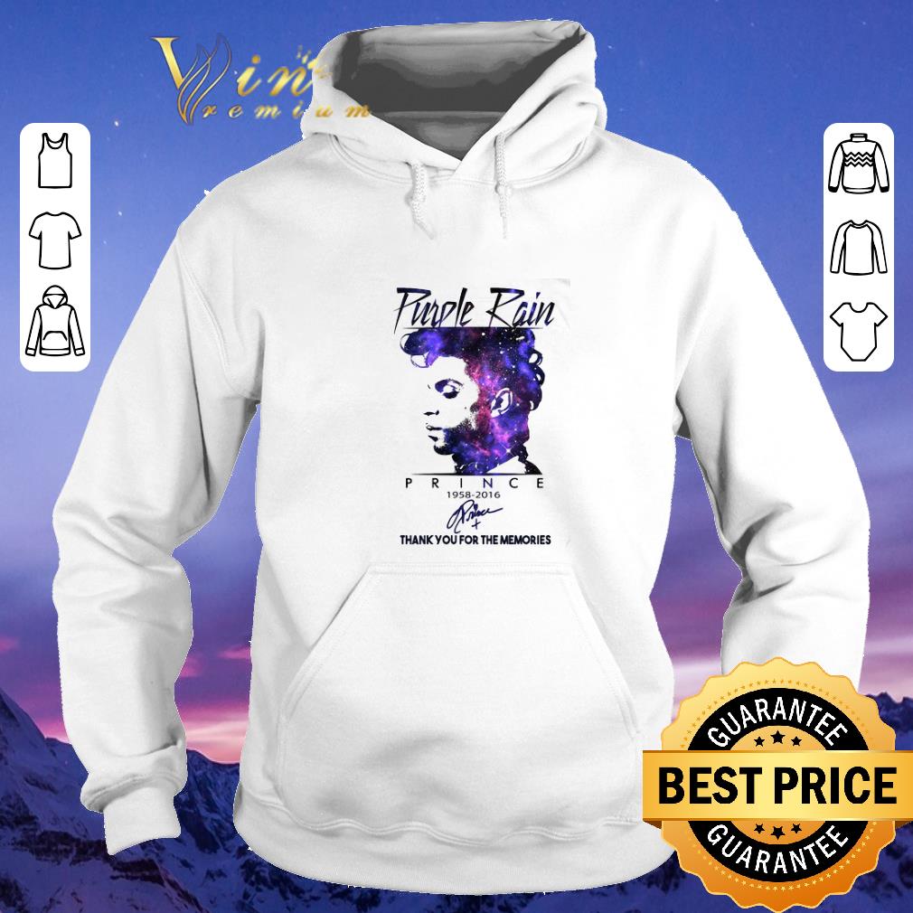 Premium Thank you for the memories Purple Rain Prince 1958 2016 signed shirt 4 - Premium Thank you for the memories Purple Rain Prince 1958 2016 signed shirt