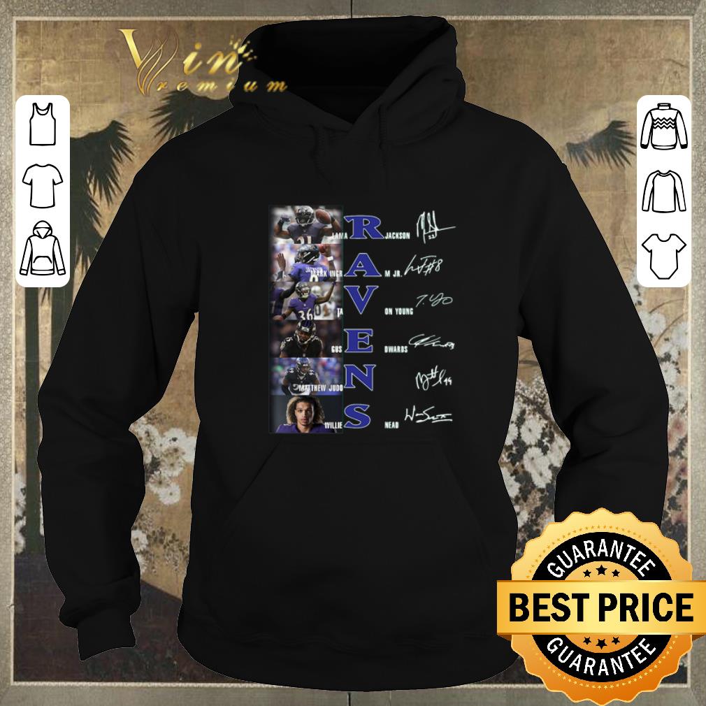 Pretty Baltimore Ravens Lamar Jackson Mark Ingram Jr Tavon Young signed shirt sweater 4 - Pretty Baltimore Ravens Lamar Jackson Mark Ingram Jr Tavon Young signed shirt sweater
