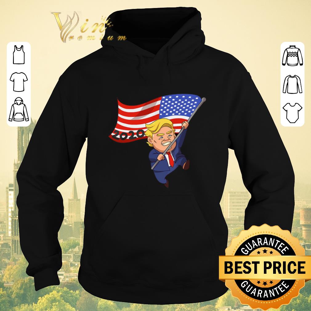 Pretty Donald Trump hold American flag USA 2020 shirt sweater 4 - Pretty Donald Trump hold American flag USA 2020 shirt sweater