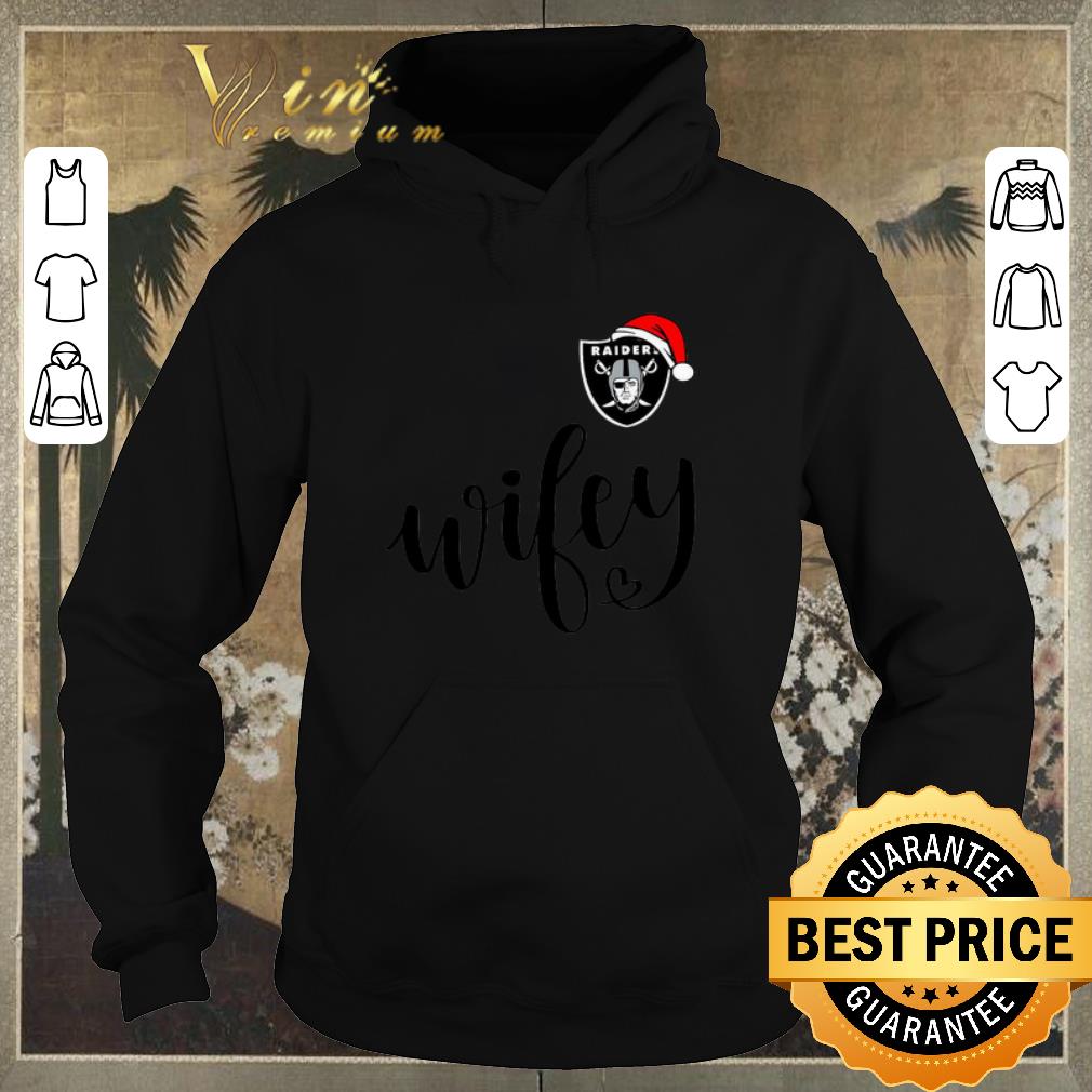 Pretty Oakland Raider Santa hat Wifey Christmas shirt sweater Pretty Oakland Raider Santa hat Wifey Christmas shirt sweater 4 - Pretty Oakland Raider Santa hat Wifey Christmas shirt sweater