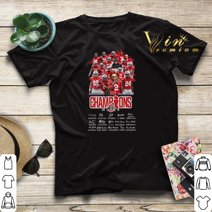 Signature Ohio State Buckeyes Big Champions 2019 autograph shirt Signature Ohio State Buckeyes Big Champions 2019 autograph shirt 4 - Signature Ohio State Buckeyes Big Champions 2019 autograph shirt
