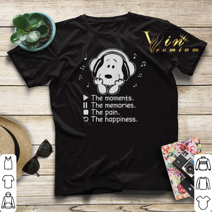 Snoopy the moment the memories the pain the happiness shirt sweater 4 - Snoopy the moment the memories the pain the happiness shirt sweater